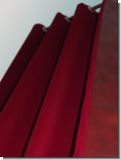 K�lteschutz Samtvorhang incl Leder und �sen nach Ma� 130cm breit
