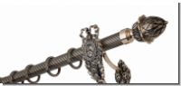 Gardinenstange Messing antik  - 30 mm Wladimir
