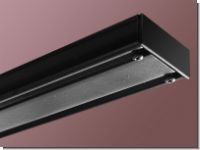 Aluminium Vorhangschiene schwarz 2lauf Modell 220