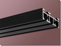 Gardinenschiene schwarz 3 lauf Modell 230