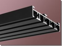 Vorhangschiene schwarz 5 lauf Modell 250