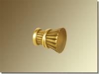 Gardinenstange Messing bronziert  - 30 mm Leopold glattes Rohr