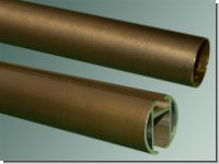 28mm Innenlaufprofil Aluminium Messing bronziert optik