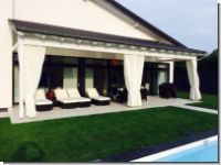 Outdoor Vorhang wetterfest nach Ma� Poros 150 cm breit