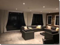 Outdoor Vorhang nach Ma� Modell Poros bis 290 cm hoch