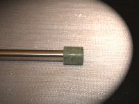 Endst�ck 12 mm Zylinder-Stein-Jade
