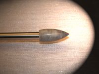Endst�ck 12 mm Stein Patrone marmor grau