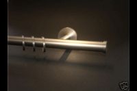 Gardinenstange 20mm Nickel geb�rstet Modern Art