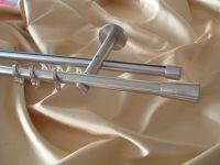 Gardinenstange Rundrohr/Innenlaufsystem 16mm Edelstahl Design Ma