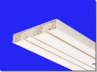 Gardinenschiene Kunststoff dreil�ufig mit Holzkern