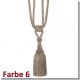 Vorhang Raffhalter mit einer gro�en Quaste Gildon