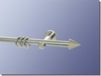 Gardinenstange Nickel geb. 16 mm Palma