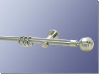 Gardinenstange Nickel geb. 16 mm Classico