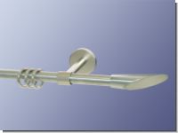 Gardinenstange Nickel geb. 16 mm Marbella