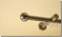 Gardinenstange Innenlauf Edelstahl Design 16mm