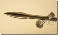 Gardinenstange Innenlauf Edelstahl Design 16mm