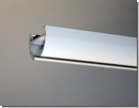 Aluminium Vorhangschiene Modell 160 1 l�ufig