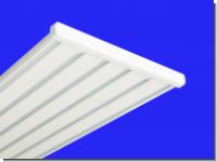Aluminium Gardinenschiene 5/6 lauf Weiss/Silber