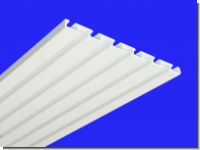 Aluminium Gardinenschiene 5/6 lauf Weiss/Silber