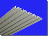 Aluminium Gardinenschiene 5/6 lauf Weiss/Silber