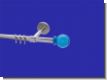 Gardinenstange Chrom glanz 16 mm Ozeanblau