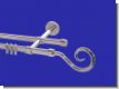 Gardinenstange Chrom glanz Design 16mm Modell Roma