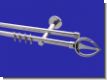 Gardinenstange Chrom glanz 16mm Modell Flamme Tr�ger 2