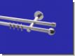 Gardinenstange Chrom glanz 16mm Modell Bologna Tr�ger 2