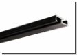 Vorhangschiene Aluminium schwarz oder wei� Modell 170 1 l�ufig