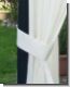 Raffhalter f�r Outdoor Vorhang 80 cm Lang