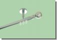 Gardinenstange Decke Edelstahl Innenlauf 20mm Rillenkugel 1lfg
