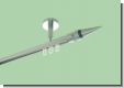 Gardinenstange Decke Edelstahl Innenlauf 20mm Kegel schwarz 1lfg