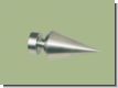 Endst�ck Kegel spitz Edelstahl f�r 20mm Rohre