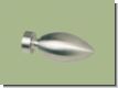 Endst�ck Tr�ne Edelstahl f�r 20mm Gardinenstangen Rohre