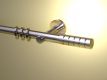 Vorhangstangestange Nickel geb 20 mm Alfonso
