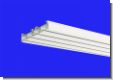 Fl�chenvorhangschiene Gardinenschiene Aluminium Modell 640 4lfg.