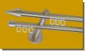 Gardinenstange Innenlaufsystem 16mm Edelstahl Design Kegel