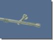 Gardinenstange Edelstahl Rundrohr 16mm Kappe Tr�ger offen