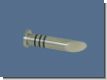 Endst�ck Marbella Edelstahl f�r 16 mm Gardinenstangen