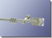 Gardinenstange Nickel geb. 16 mm Antares