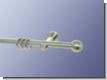 Gardinenstange Nickel geb. 16 mm Orionis