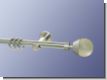 Gardinenstange Nickel geb. 16 mm Hydrae