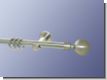 Gardinenstange Nickel geb. 16 mm Eltanin