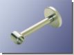 Tr�ger Nickel geb�rstet 1lfg. geschlossen 16mm�