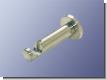 Tr�ger Nickel geb�rstet 1lfg. offen 16mm�