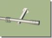Gardinenstange Edelstahl 20 mm Jolly