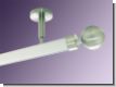 Gardinenstange Innenlauf wei� 28 mm Rillenkugel mit Deckentr�ger