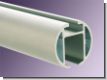 Aluminiumprofil 28mm Edelstahloptik