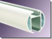 Aluminium Innenlaufsystem 28mm wei�