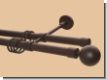 Gardinenstange Rost 20 mm Riccardo 2lfg. von Classico-Design